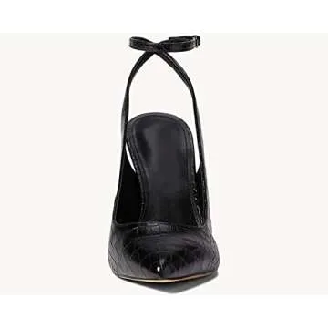 Elegant Reoplty Women's Closed Toe Slingback Heels