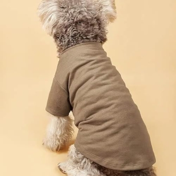 Cute Dog Clothes,Dog T Shirt for Medium Dogs.Dog Clothes for Small Dogs Girl Boy,Puppy.Breathable Soft Dog Costume Pet Dogs Cats,Pet Pullover Jumper,Cat Clothes (M-(7~11lb), Chest~16", Khaki)