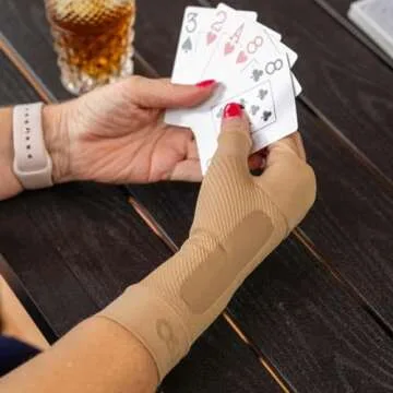 OrthoSleeve Newly Redesigned Patented WS6 Compression Orthopedic Brace - Compression Wrist Sleeve for Arthritis, Boosting, Pain Relief, Carpal Tunnel