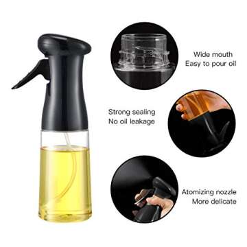 Olive Oil Sprayer for Healthy Cooking & Convenient Use
