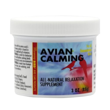 Morning Bird Avian Calming Formula for Stress Relief and Anxiety Reduction in Birds (3 oz)