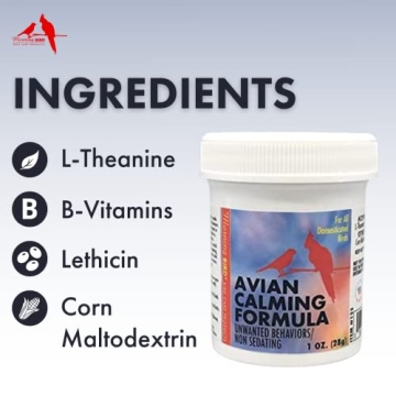 Calming Formula for Nervous Birds Non-Sedating Relief