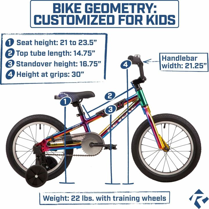 Revere 16" Freestyle Kids Bicycle for Ages 4-6