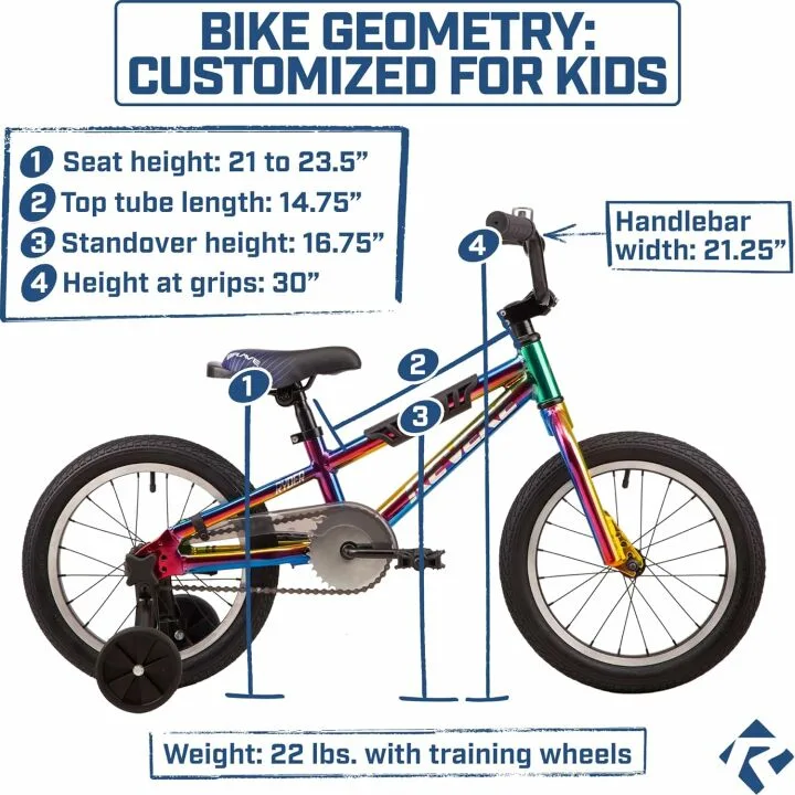 Revere 16" Freestyle Kids Bicycle for Ages 4-6