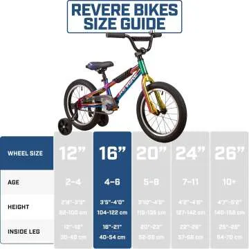 Revere 16" Freestyle Kids Bicycle for Ages 4-6
