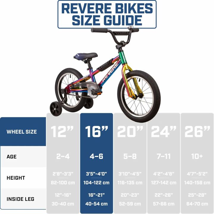 Revere 16" Freestyle Kids Bicycle for Ages 4-6