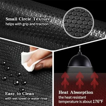 ZUNZINGY Reptile Mat for Bearded Dragons and More - 18 x 36