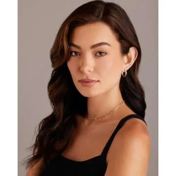 PAVOI 18K Yellow Gold Vermeil 925 Sterling Silver Hoop Earrings for Women - Lightweight Gold Hoop Earrings - Classic Hypoallergenic Jewelry (20mm)