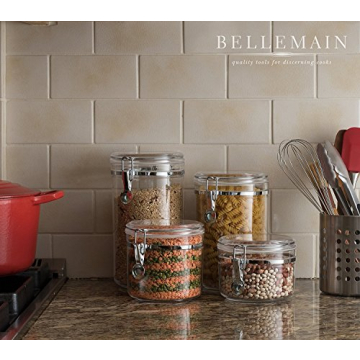 Bellemain 4 Piece Airtight Acrylic Canister Set