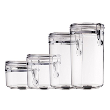 Bellemain 4 Piece Airtight Acrylic Canister Set
