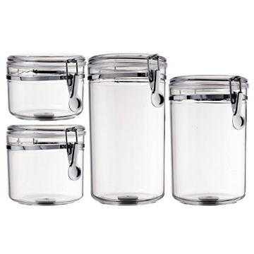 Bellemain 4 Piece Airtight Acrylic Canister Set