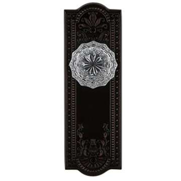 Nostalgic Warehouse Meadows Plate & Interior Crystal Door Knob