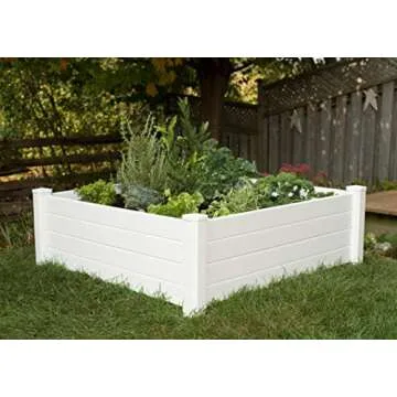NuVue Outdoor Raised Garden Bed for Edibles and Flowers