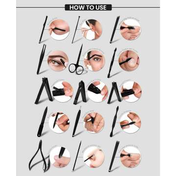 Utopia Care Manicure Kit Nail Clippers for Men and Women, 15 Piece Professional Stainless Steel Manicure Set with Nail Kit, Pedicure Kit and Nail Care Grooming Kit with Luxurious Travel Case - Black