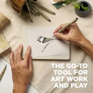 SAKURA Pigma Micron Fineliner Pens - Archival Gray Ink Pens - Pens for Writing, Drawing, or Journaling - Assorted Point Sizes - 8 Pack