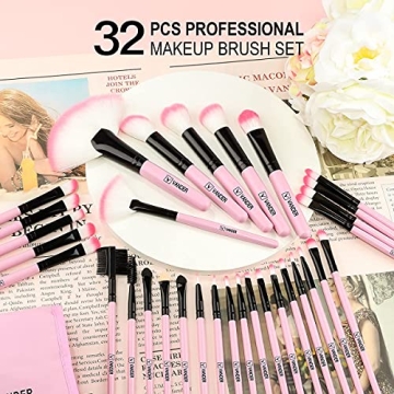 VANDER 32pcs Professional Makeup Brush Set for All Levels