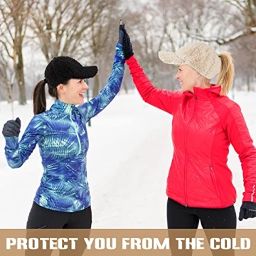 Stylish Hercicy Faux Lamb Wool Baseball Cap Set for Winter