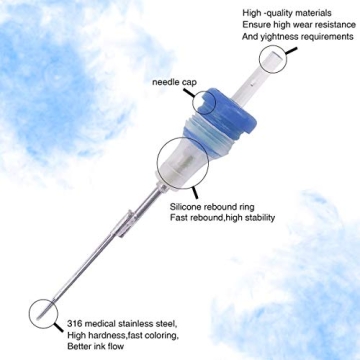 Poseidon 50Pcs Tattoo Cartridge Needles Mixed Sizes