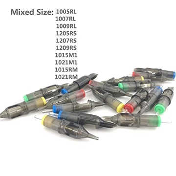 Poseidon 50Pcs Tattoo Cartridge Needles Mixed Sizes