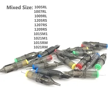 Poseidon 50Pcs Tattoo Cartridge Needles Mixed Sizes