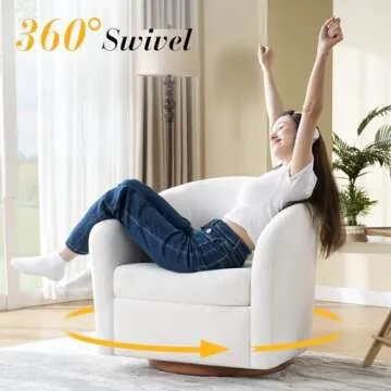 Comfortable Jocisland Swivel Round Accent Chair for All Home