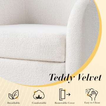 Comfortable Jocisland Swivel Round Accent Chair for All Home