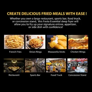 Festa Electric Deep Fryer - Large Capacity, Safe, Durable