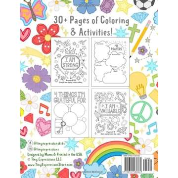 A Coloring & Activity Book for Girls: God Made Me Special!: 30 Pages of Bible Verses and Christian I...