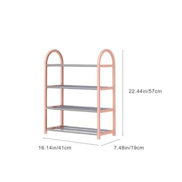 Deals Today Clearance Shoe Rack - 4 Tiers for All Your Shoes