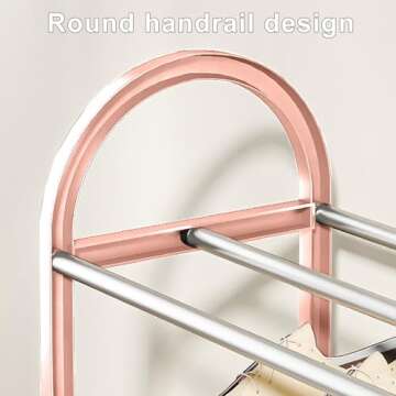 4-Tier Portable Shoe Rack for Easy Home Organization