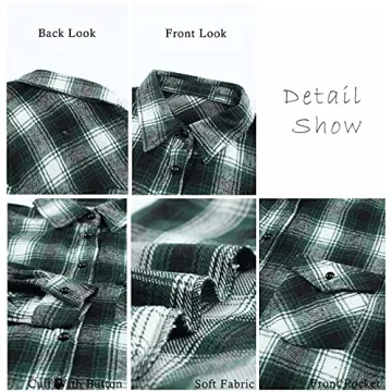 BTFBM Women Long Sleeve Plaid Shacket Jacket for Fall