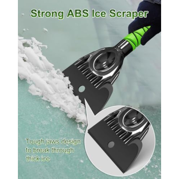 SEAAES Extendable Snow Brush & Emergency Shovel - All-in-One Tool
