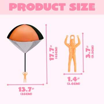 JOYIN 28 Pack Valentine's Day Parachute Toy with Cards, Army Soldiers Guys, No Battery Throwing Hand Toy for Kids Party Favor, Valentine’s Greeting Cards for Boys Girls