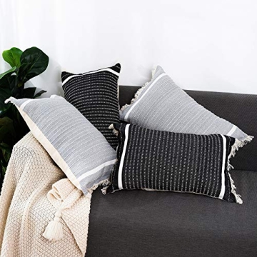 Blue Page Comfy Decorative Pillow Covers - Modern Accent