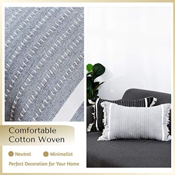 Blue Page Comfy Decorative Pillow Covers - Modern Accent