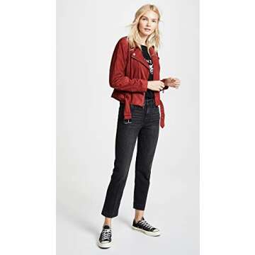 BB DAKOTA Women's Waller Faux Suede Jacket