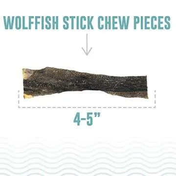 Icelandic+ Wolffish Skin Stick Chews Dog Treat 3.0-oz Bag