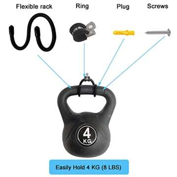 YYST MINI Adjustable Sword Display Hanger - 4 Pack for Collectors