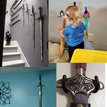 YYST MINI Adjustable Sword Wall Hook Display Hanger
