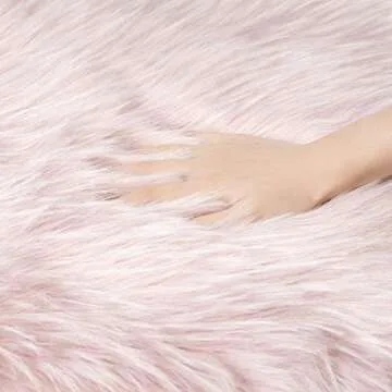 Ashler Faux Fur Area Rug Fluffy Carpet for All Rooms