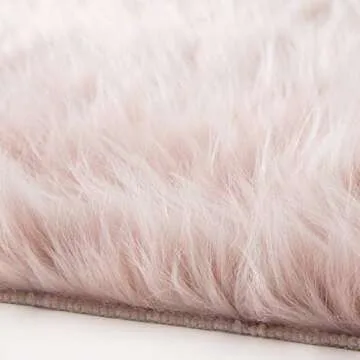 Ashler Faux Fur Area Rug Fluffy Carpet for All Rooms