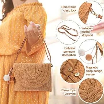 Sintuff Summer Women Accessories Set for Beach Days