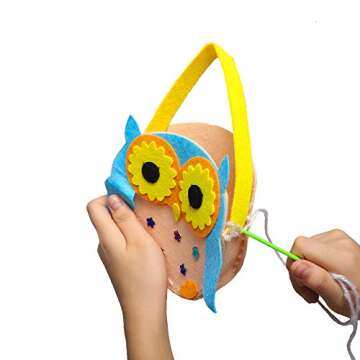 Hekisn Large-Eye Plastic Sewing Needles, Colorful Safety Lacing Needles, 2 Different Sizes Yarn Sewing Needle, Learning Needles for DIY Sewing Handmade Crafts，2.76 &2.1 inch (16 Pieces)