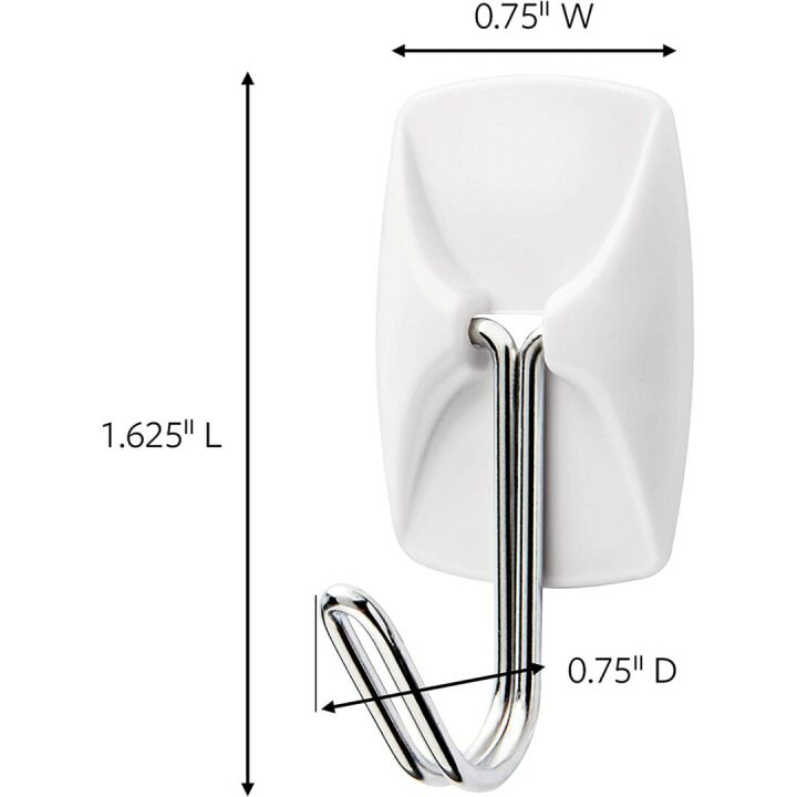 Damage-Free Wall Hooks with Adhesive Strips