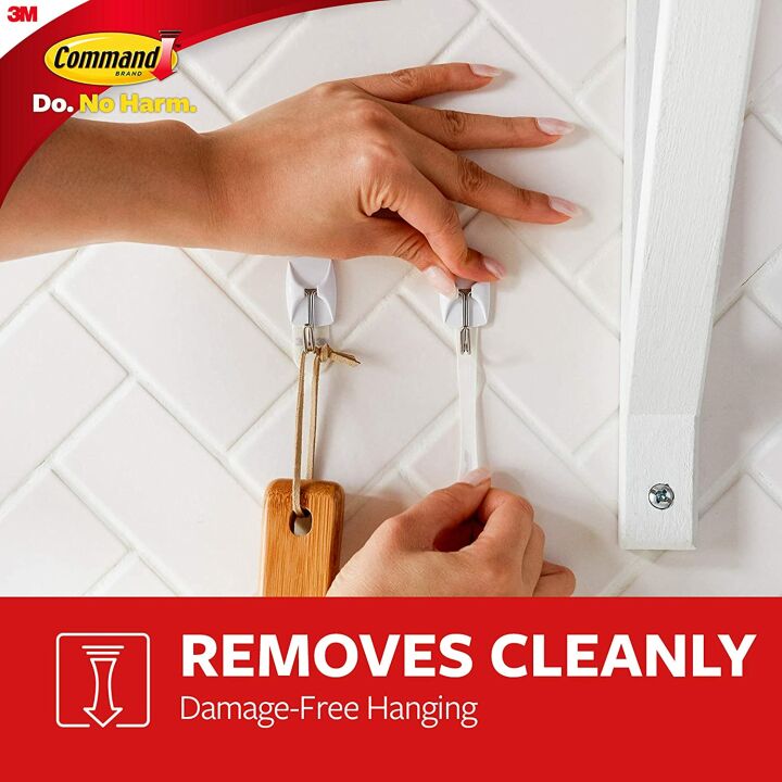 Damage-Free Wall Hooks with Adhesive Strips