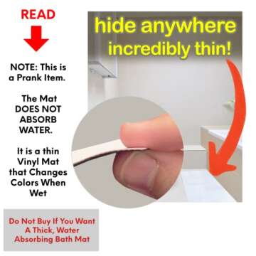 Funny Bloody Mat - Turns Red When Wet | Best Prank Gift