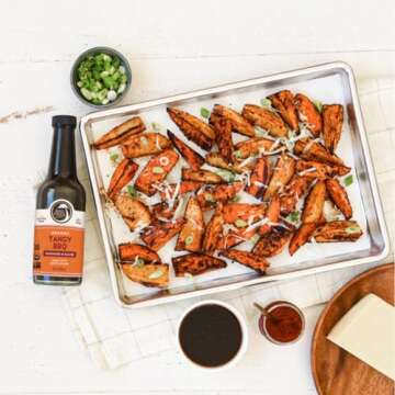 Big Tree Farms Organic Coco Aminos - Liquid Coconut Aminos, Soy-Free Sauce, Low Sodium, Soy Alternative, Gluten Free, Kosher, Marinade & Sauce, Non-GMO - Tangy BBQ, 10 Fl Oz (Pack of 1)