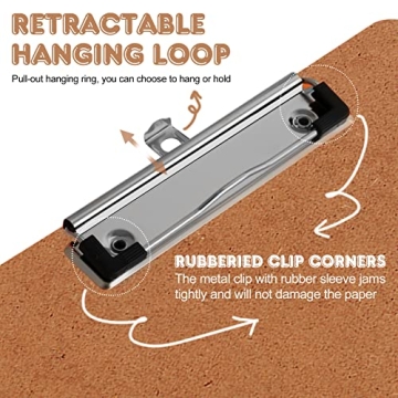 PANDRI Clipboards 36 Pack – Eco-Friendly & Durable Classroom Supplies