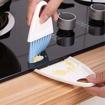 Mini Broom and Dustpan Set for Easy Clean-Up