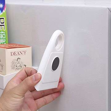 Mini Broom and Dustpan Set Small Hand Broom and Dust Pan Tiny Dustpan and Brush Set for Cleaning Table Countertop Keyboard Pets Hair and Small Messes - 1 Pack Blue & White